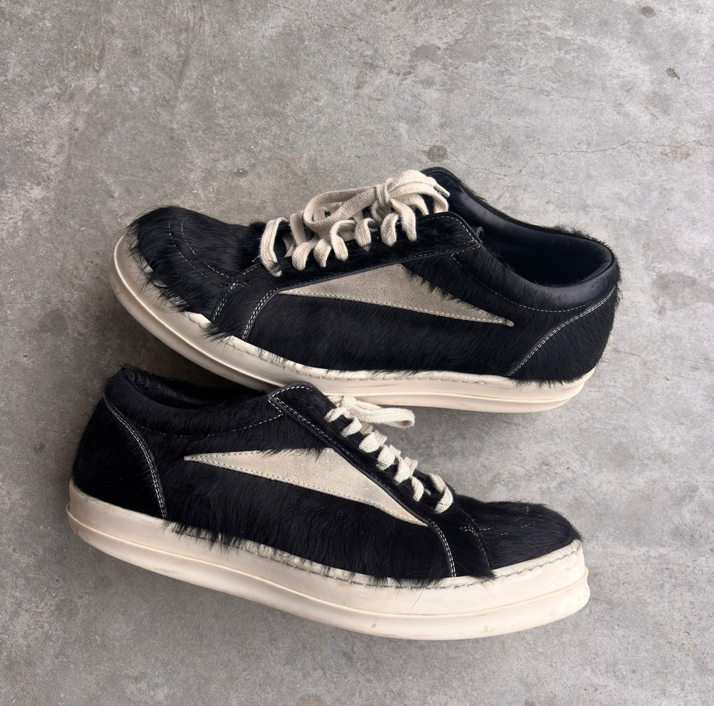 Rick Owens Pony Hair “Vans” Sneakers