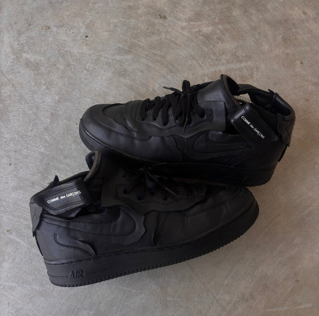 Comme Des Garçons x Nike AF1 Mid Black