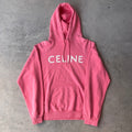 Celine 2022 Spellout Logo Hoodie