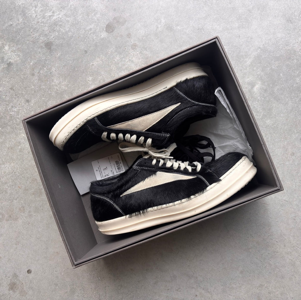 Rick Owens Pony Hair “Vans” Sneakers