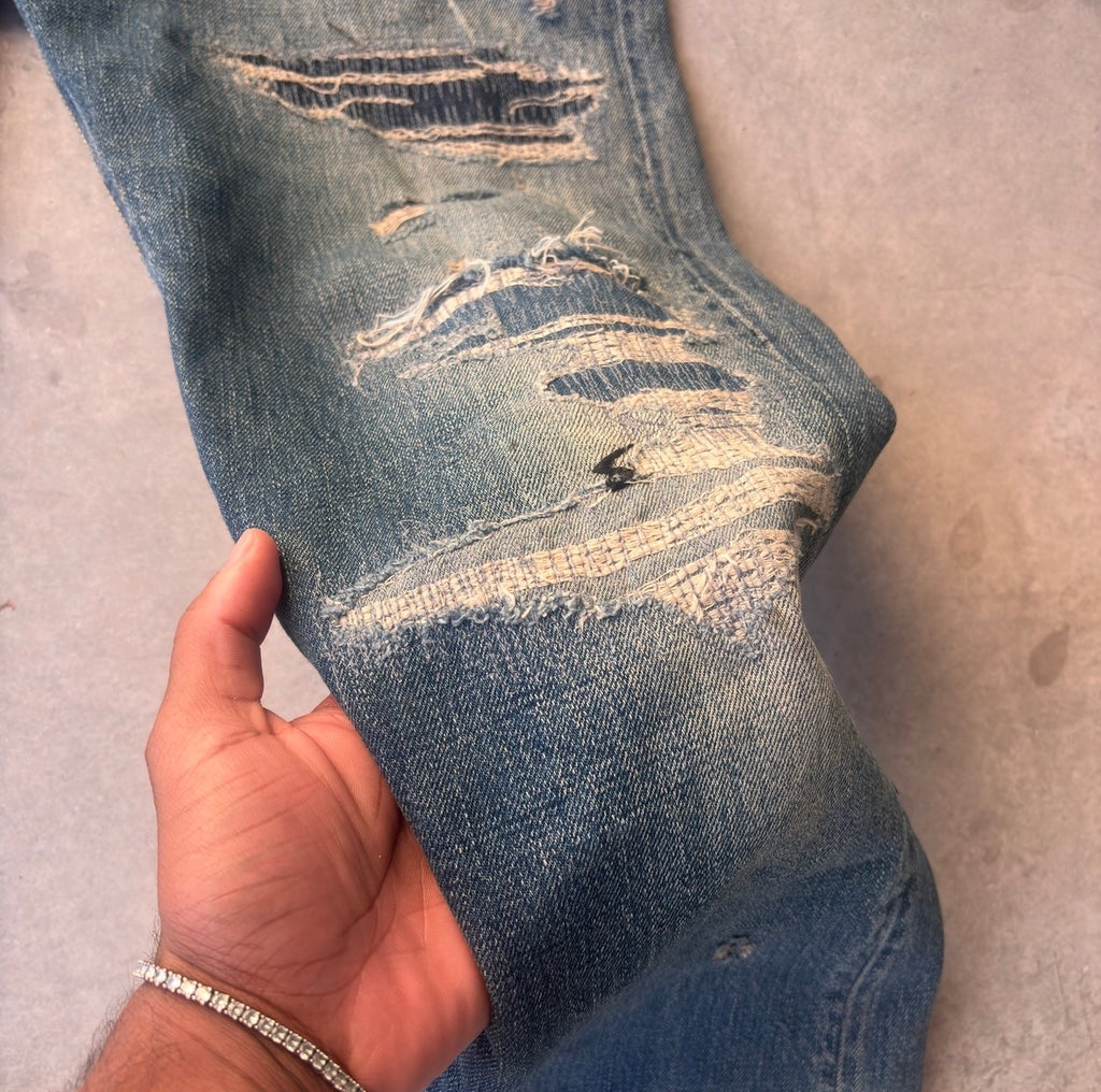 Undercover AW12 “Psychocolor” Crash Denim