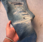 Undercover AW12 “Psychocolor” Crash Denim