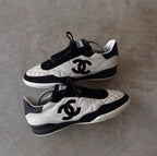 Chanel Quilted Calfskin Low Top Sneakers