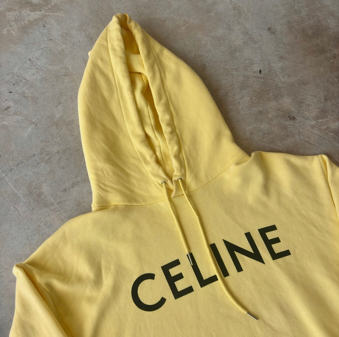 Celine SS21 Logo Spell Out Hoodie