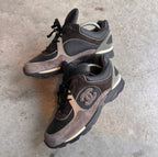 Chanel FW15 Grey/Black CC Sneakers