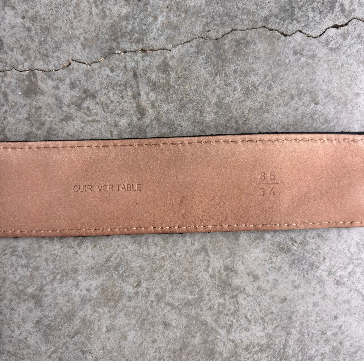 Chanel Quilted Double CC Leather Belt