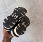 Chanel SS22 Black/Navy CC Trainers
