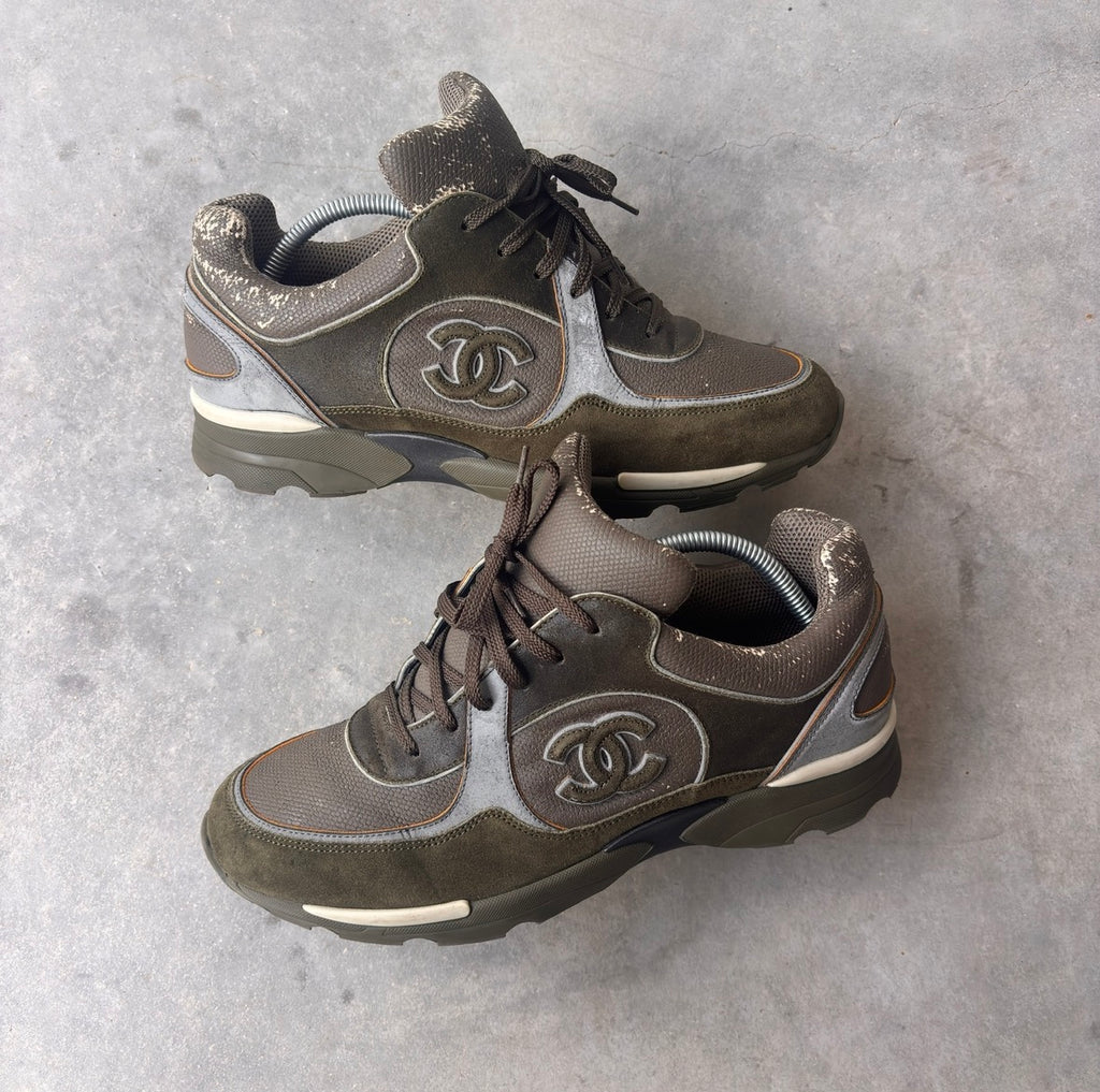Chanel FW15 “Khaki” CC Trainers