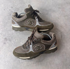 Chanel FW15 “Khaki” CC Trainers