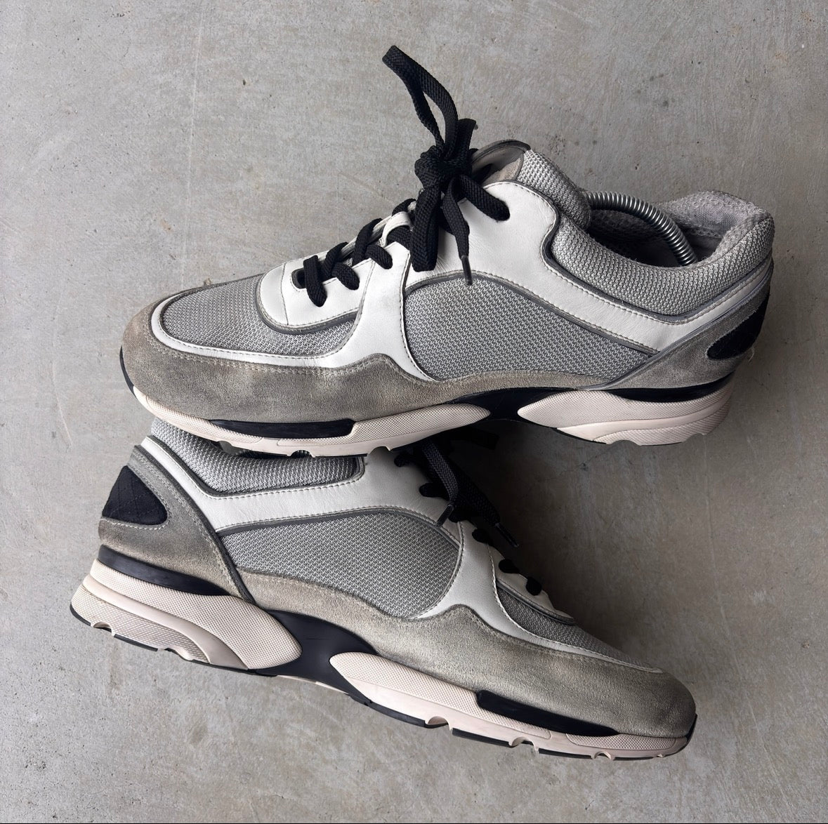 Chanel FW22 Grey CC Trainers