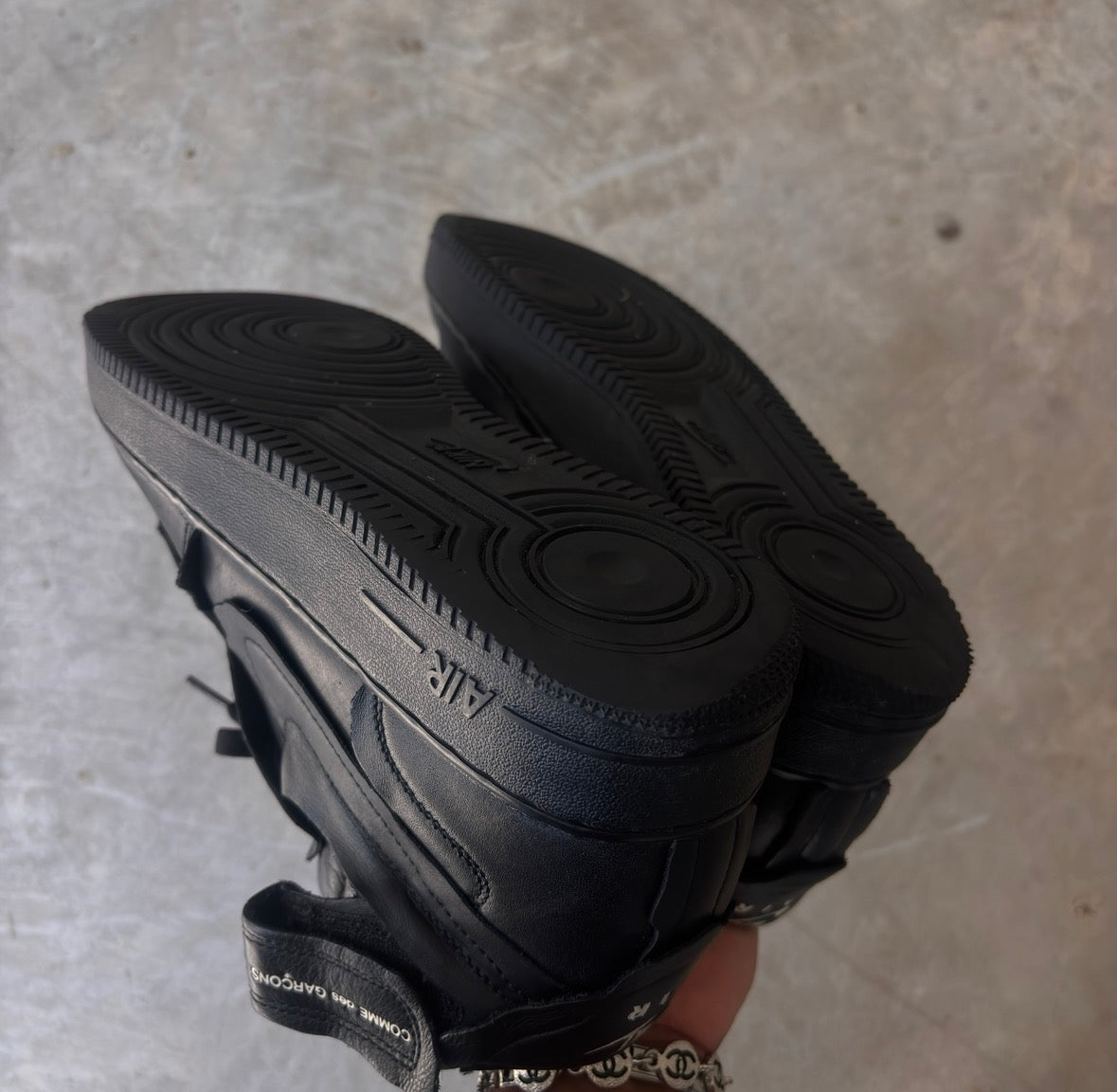 Comme Des Garçons x Nike AF1 Mid Black