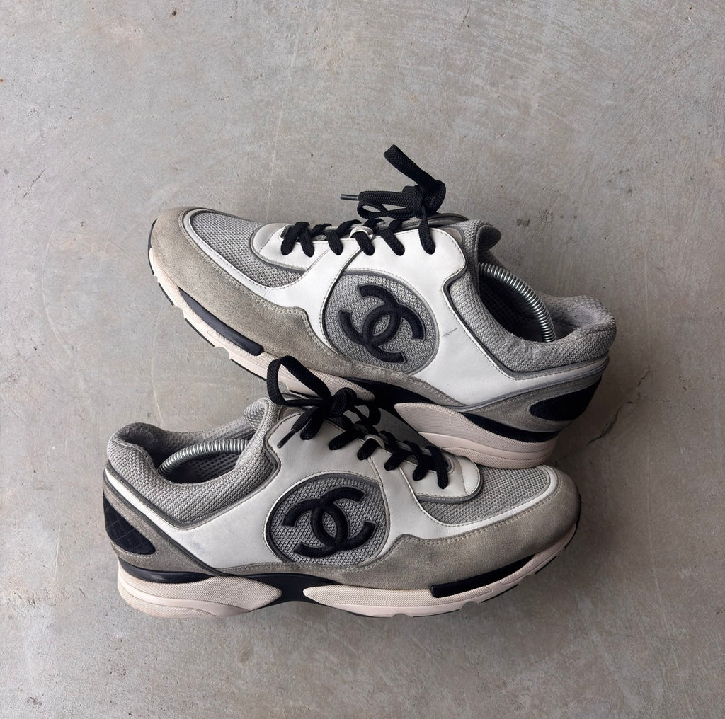Chanel FW22 Grey CC Trainers