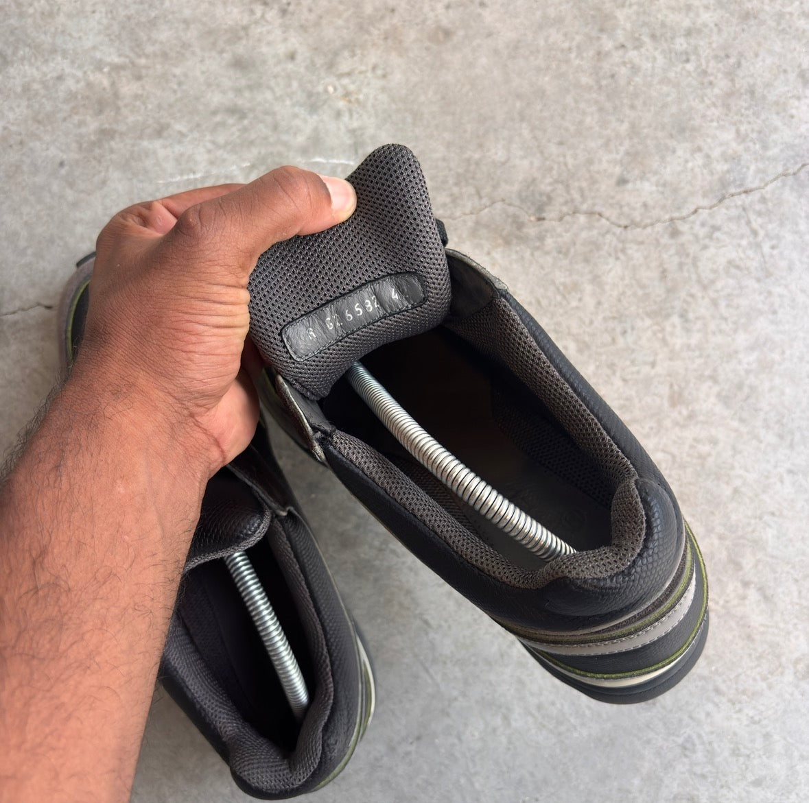 Chanel FW15 Grey/Black CC Sneakers