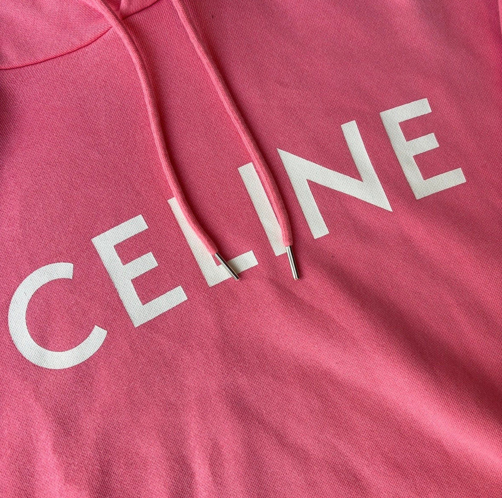Celine 2022 Spellout Logo Hoodie