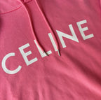 Celine 2022 Spellout Logo Hoodie