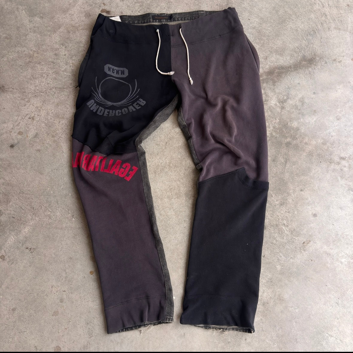 Undercover AW04 “Paper Doll” Hybrid Denim Pants