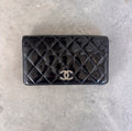 Chanel Black CC Quilted Wallet