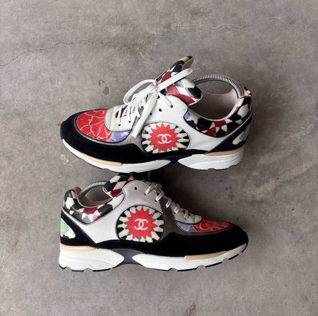 Chanel FW15 Floral CC Trainers