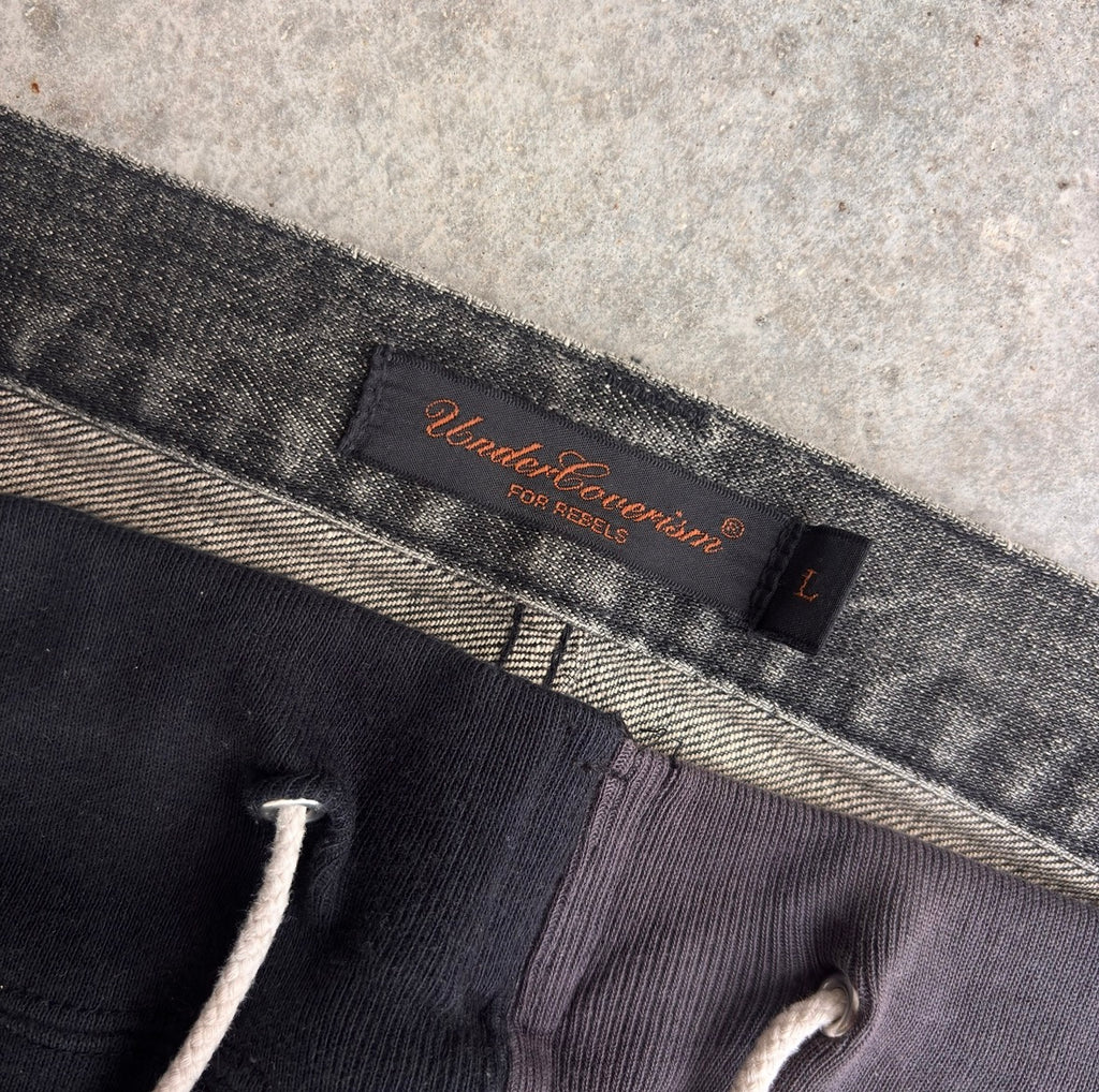 Undercover AW04 “Paper Doll” Hybrid Denim Pants