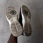 Chanel Grey Quilted CC Trainers