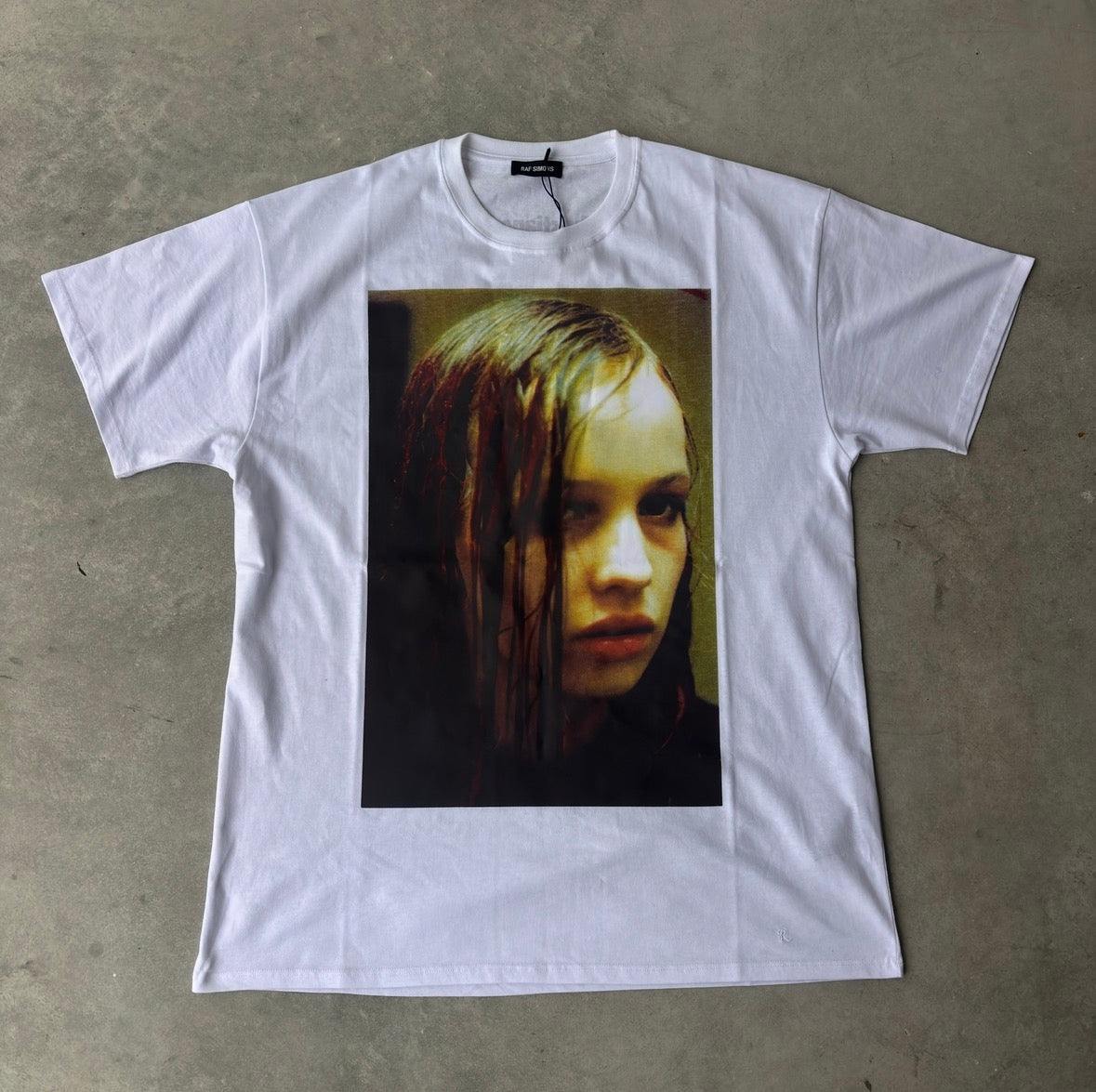 Raf Simons FW18 Christaine F. “Wet Hair” Tee