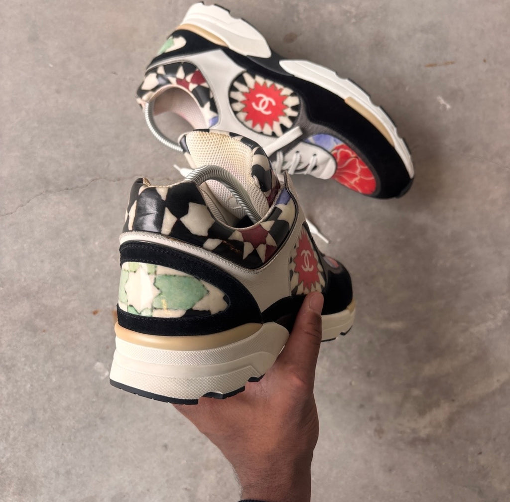 Chanel FW15 Floral CC Trainers