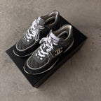Chanel Grey Quilted CC Trainers