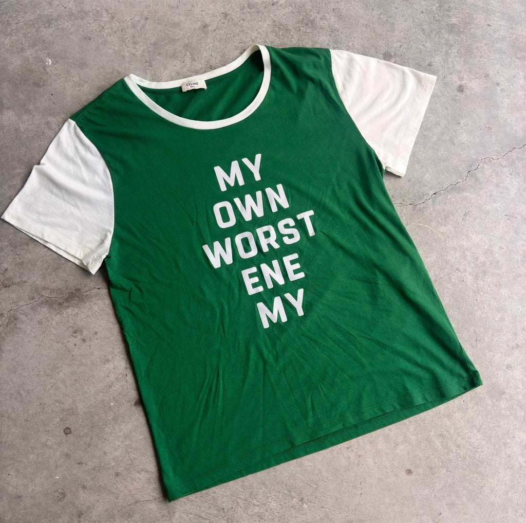 Celine Hedi Slimane “My Own Worst Enemy” Tee