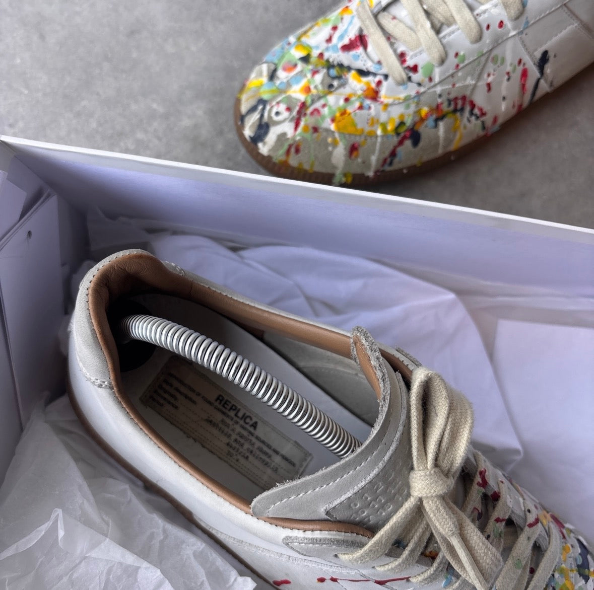 Maison Margiela Paint Splatter GATs