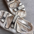 Chanel SS22 CC Dad Sandals