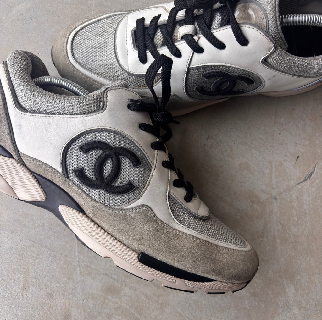Chanel FW22 Grey CC Trainers