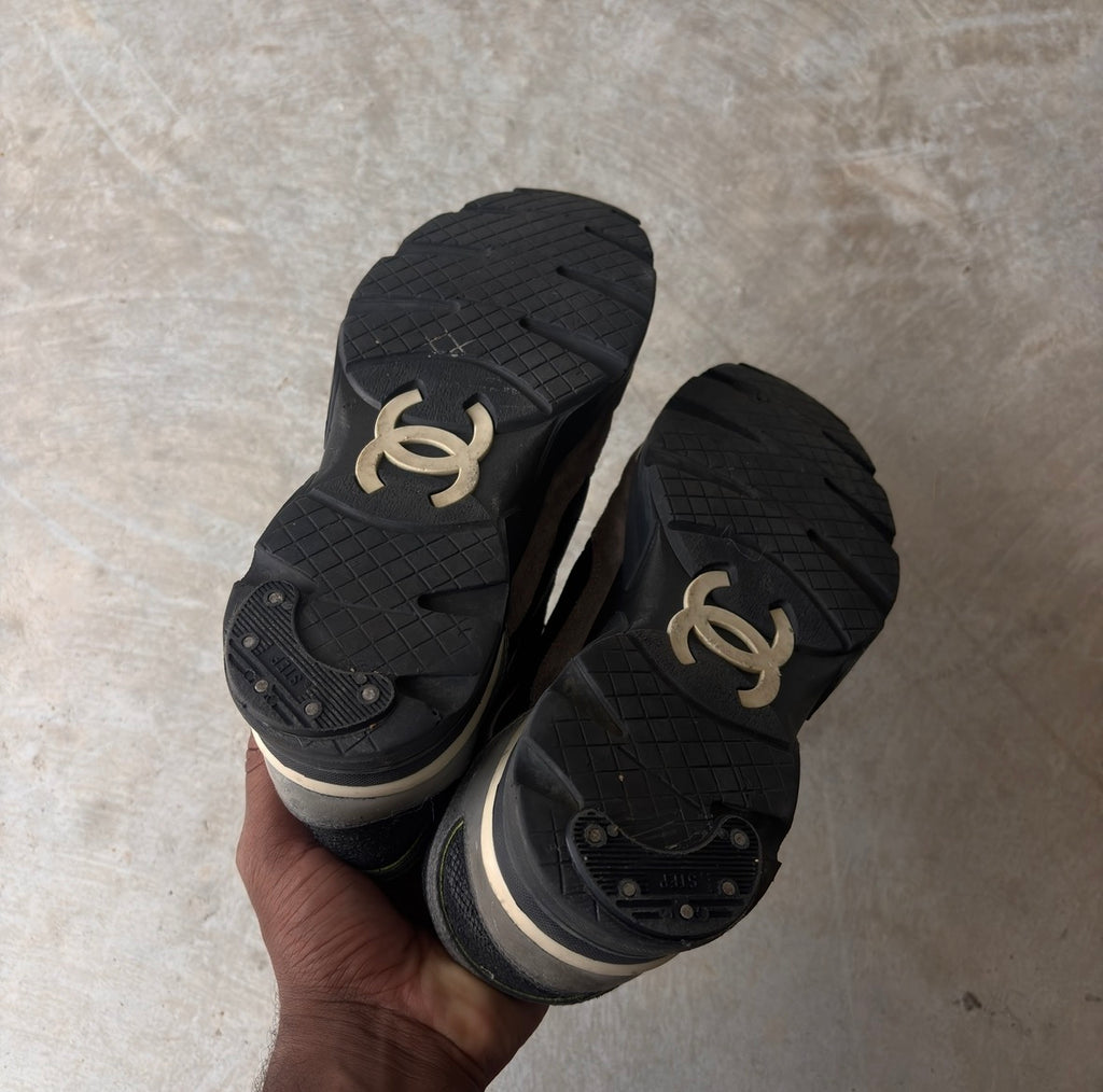 Chanel FW15 3M Black/Grey Sneakers