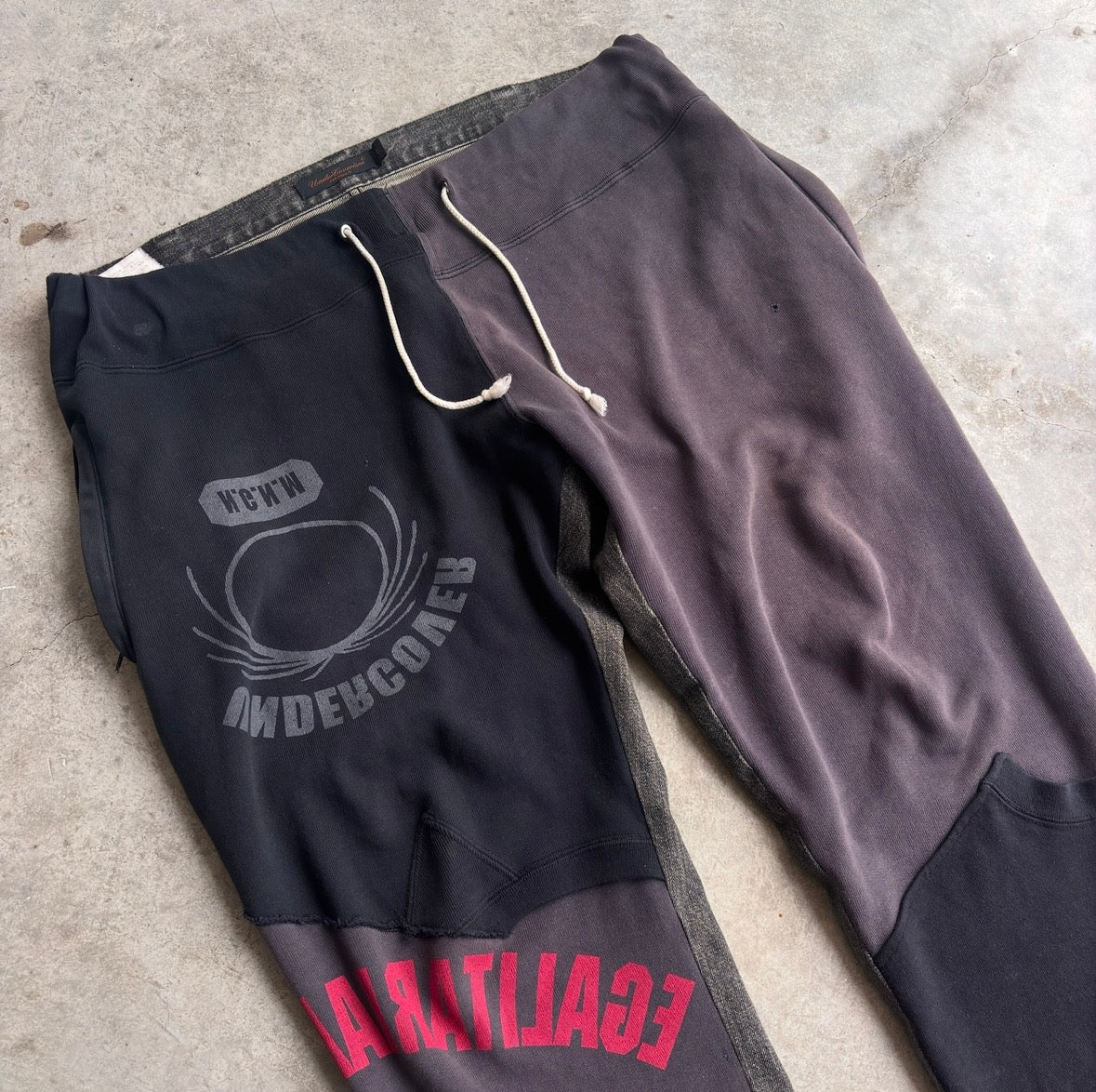 Undercover AW04 “Paper Doll” Hybrid Denim Pants