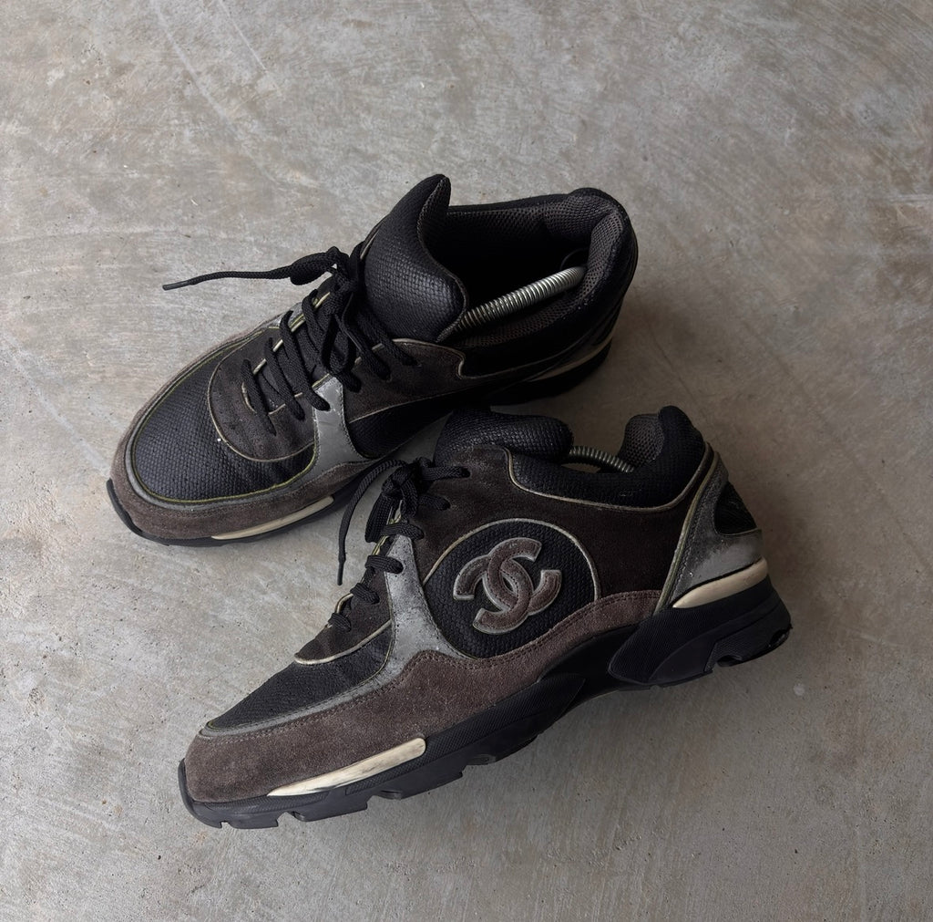 Chanel FW15 3M Black/Grey Sneakers