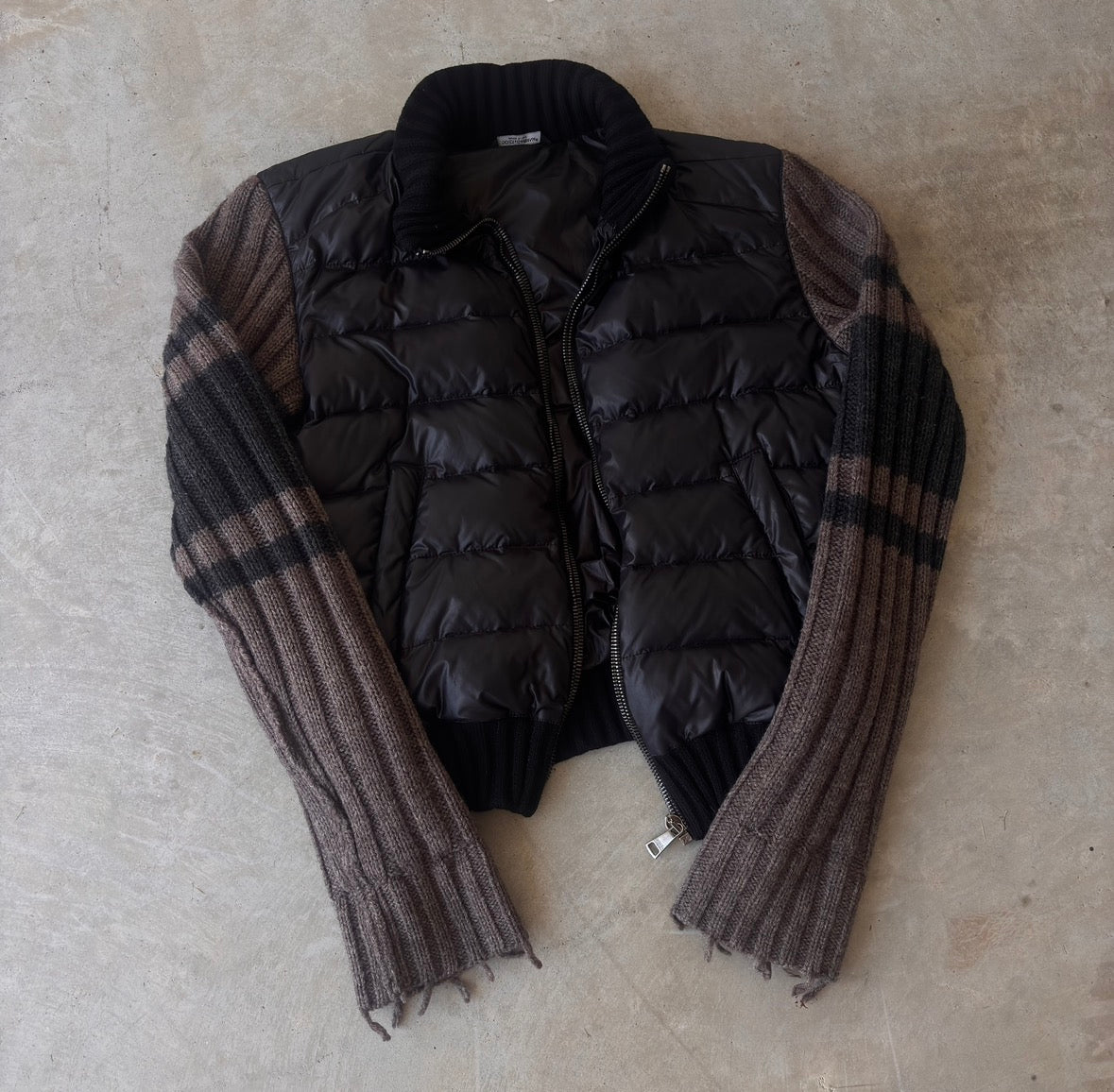 Dolce & Gabbana AW08 Runway Hybrid Puffer Jacket