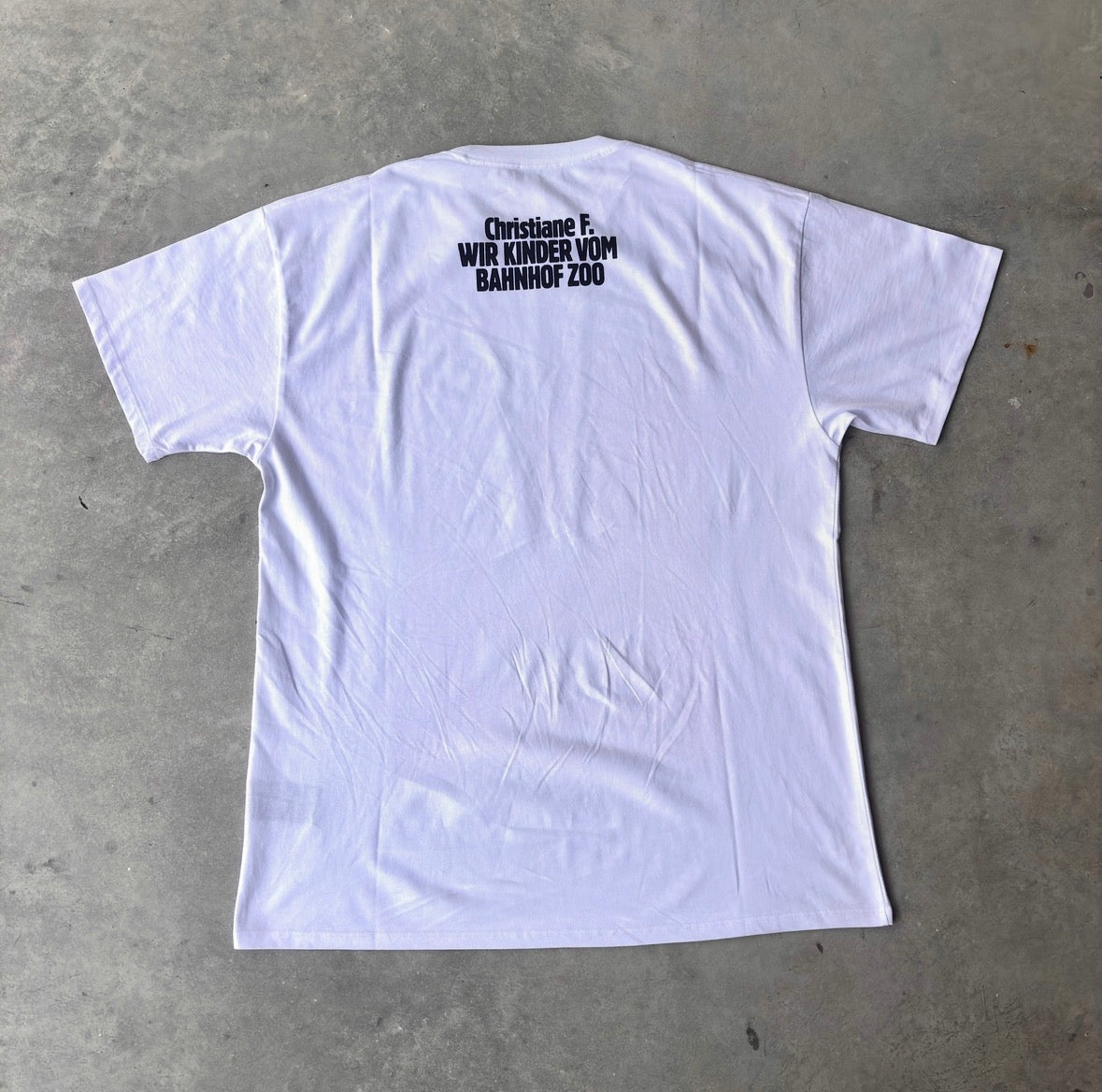 Raf Simons FW18 Christaine F. “Wet Hair” Tee
